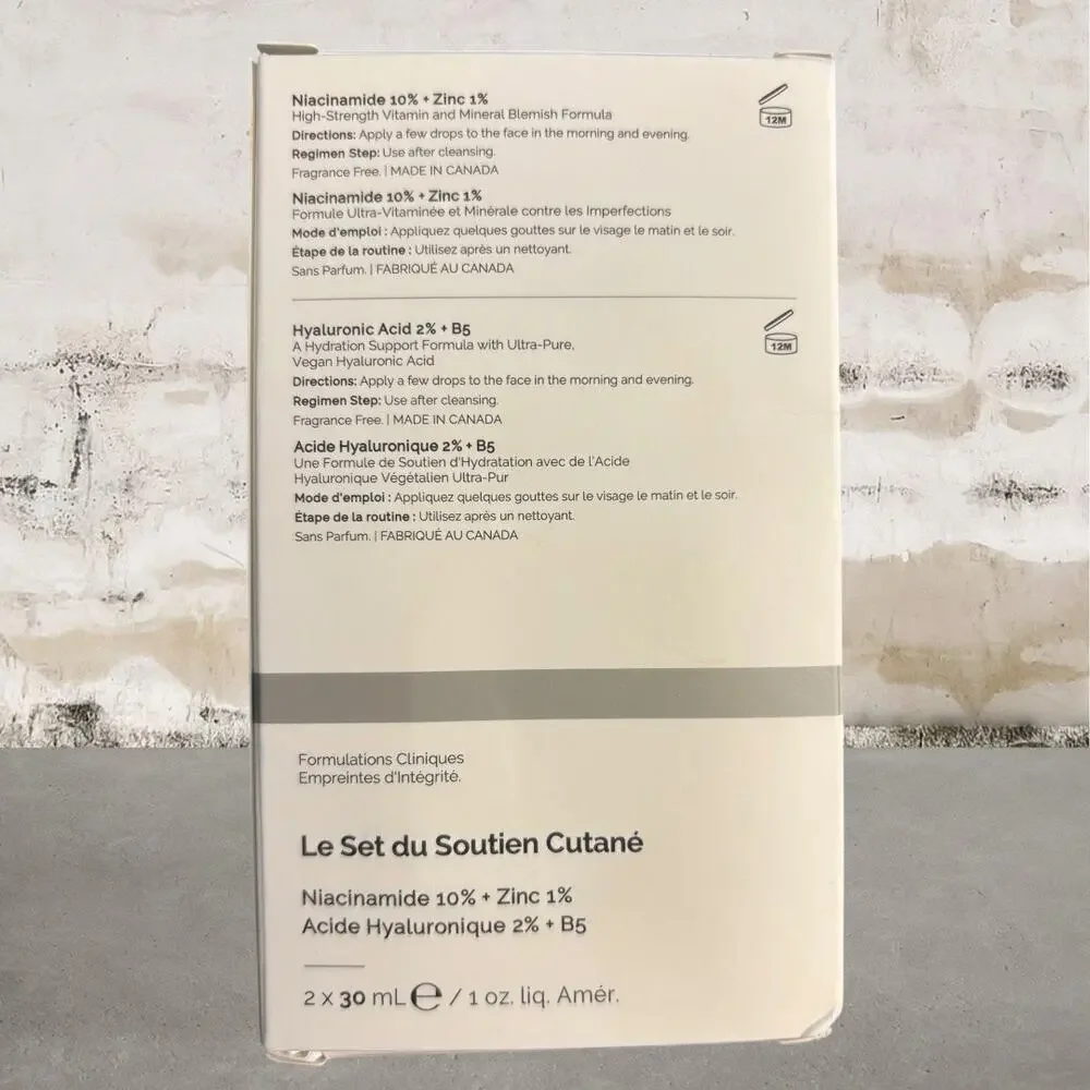 The Ordinary The Skin Support Set NIB